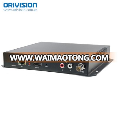 H.264 HDMI + CVBS to IP Encoder For IPTV Live streaming  broadcast ,streaming Encoder