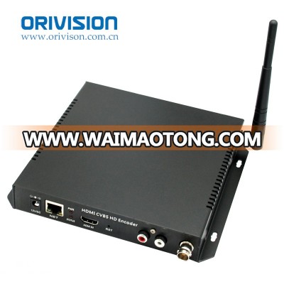 ZY-EHC001W  encoder hdmi+cvbs Support HTTP RTSP RTMP UDP ONVIF FLS FLV For Youtube  Facebook  Wowza Manufacturer supply