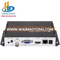 1080P 1080I H.264 HDMI VGA CVBS Decoder HD SD Video Audio IP Streaming Decoder HTTP RTSP RTMP UDP HLS To HDMI VGA CVBS Receiver