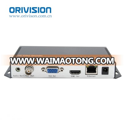 ZY-DH301 HDMI/VGA/CVBS Video IP Decoder H.264 H.265 support HTTP RTSP RTMP UTP UDP/RTP Maximum resolution is 4K